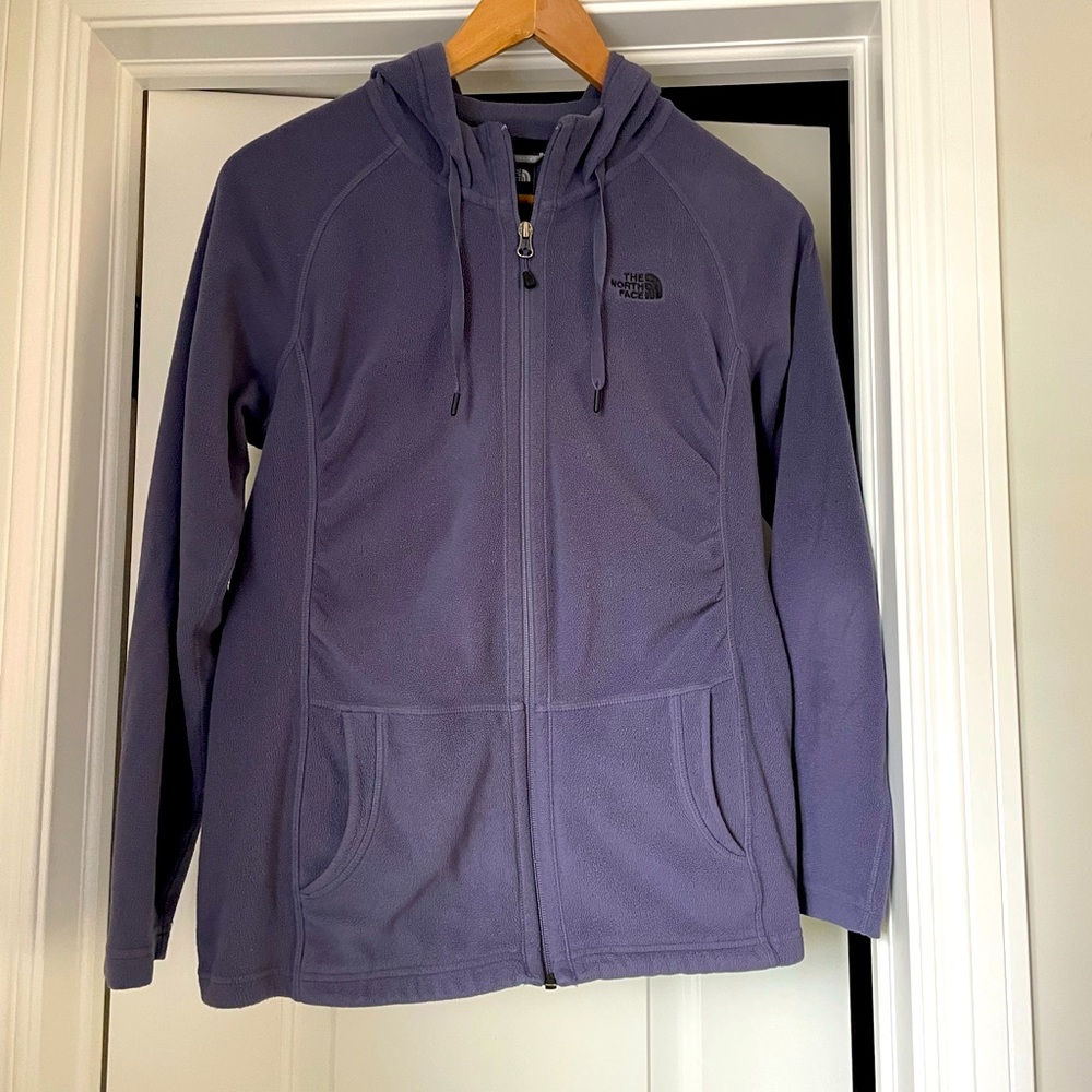North Face polar fleece hoodie